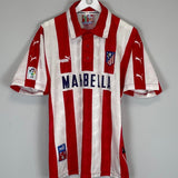 1997/98 ATLETICO MADRID HOME SHIRT (L) PUMA - Cult Kits - Large - Buy Vintage Football Shirts, Authentic Retro Football Shirts For Sale, Classic Football Shirts & Soccer Jersey