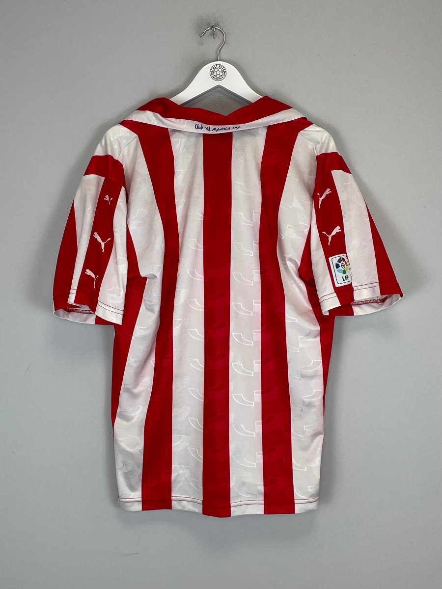 1997/98 ATLETICO MADRID HOME SHIRT (L) PUMA - Cult Kits - Large - Buy Vintage Football Shirts, Authentic Retro Football Shirts For Sale, Classic Football Shirts & Soccer Jersey