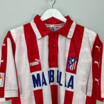 Shop 1997/98 ATLETICO MADRID VIERI #9 HOME SHIRT (L) PUMA, classic football shirts, vintage football shirts & retro soccer jerseys at Cult Kits