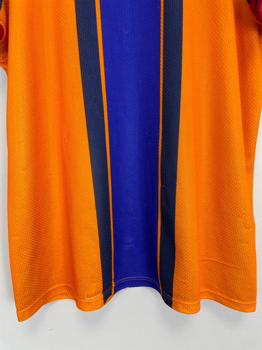 1997/98 BARCELONA AWAY SHIRT (L) KAPPA - Cult Kits - Large - Buy Vintage Football Shirts, Authentic Retro Football Shirts For Sale, Classic Football Shirts & Soccer Jersey