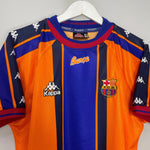 Shop 1997/98 BARCELONA AWAY SHIRT (M) KAPPA, classic football shirts, vintage football shirts & retro soccer jerseys at Cult Kits