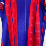 Shop 1997/98 BARCELONA HOME SHIRT (XL) KAPPA, classic football shirts, vintage football shirts & retro soccer jerseys at Cult Kits