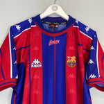 Shop 1997/98 BARCELONA HOME SHIRT (XL) KAPPA, classic football shirts, vintage football shirts & retro soccer jerseys at Cult Kits