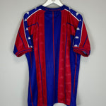 Shop 1997/98 BARCELONA HOME SHIRT (XL) KAPPA, classic football shirts, vintage football shirts & retro soccer jerseys at Cult Kits