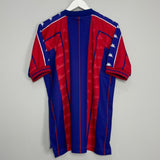 Shop 1997/98 BARCELONA HOME SHIRT (XL) KAPPA, classic football shirts, vintage football shirts & retro soccer jerseys at Cult Kits