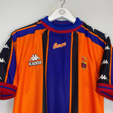 Shop 1997/98 BARCELONA RIVALDO #11 AWAY SHIRT (M) KAPPA, classic football shirts, vintage football shirts & retro soccer jerseys at Cult Kits