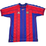 Buy 1997/98 BARCELONA RIVALDO 11 HOME SHIRT (XL) KAPPA ~ Free worldwide shipping available ~ Authentic Vintage Football Shirts from Cult Kits