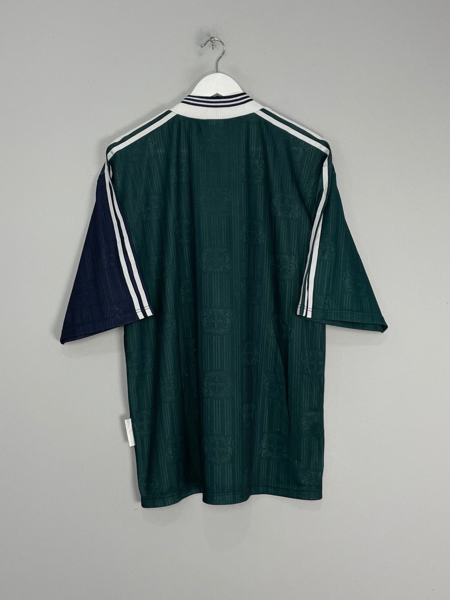Shop 1997/98 BAYER LEVERKUSEN AWAY SHIRT (L) ADIDAS, classic football shirts, vintage football shirts & retro soccer jerseys at Cult Kits
