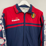 Shop 1997/98 BELGIUM TRACK JACKET (S) DIADORA, classic football shirts, vintage football shirts & retro soccer jerseys at Cult Kits