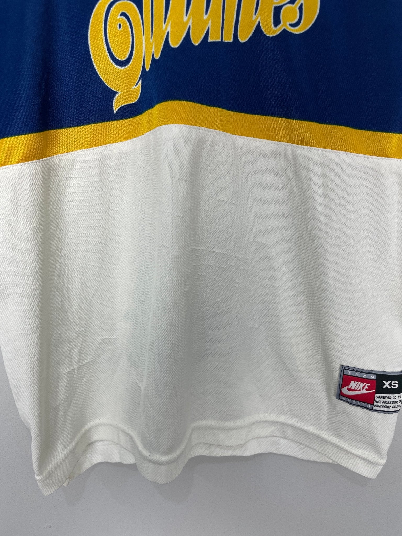 Shop 1997/98 BOCA JUNIORS AWAY SHIRT (XS) NIKE, classic football shirts, vintage football shirts & retro soccer jerseys at Cult Kits