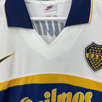 Shop 1997/98 BOCA JUNIORS AWAY SHIRT (XS) NIKE, classic football shirts, vintage football shirts & retro soccer jerseys at Cult Kits