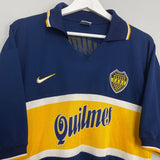 Shop 1997/98 BOCA JUNIORS HOME SHIRT (XL) NIKE, classic football shirts, vintage football shirts & retro soccer jerseys at Cult Kits