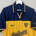 Shop 1997/98 BOCA JUNIORS HOME SHIRT (XL) NIKE, classic football shirts, vintage football shirts & retro soccer jerseys at Cult Kits