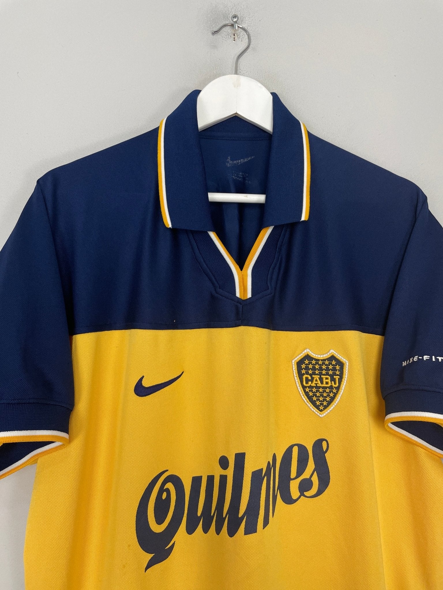 Shop 1997/98 BOCA JUNIORS HOME SHIRT (XL) NIKE, classic football shirts, vintage football shirts & retro soccer jerseys at Cult Kits