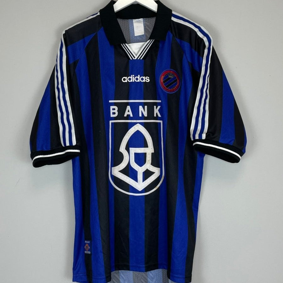 1997/98 CLUB BRUGGE HOME SHIRT (XL) ADIDAS - Cult Kits - XL - Buy Vintage Football Shirts, Authentic Retro Football Shirts For Sale, Classic Football Shirts & Soccer Jersey