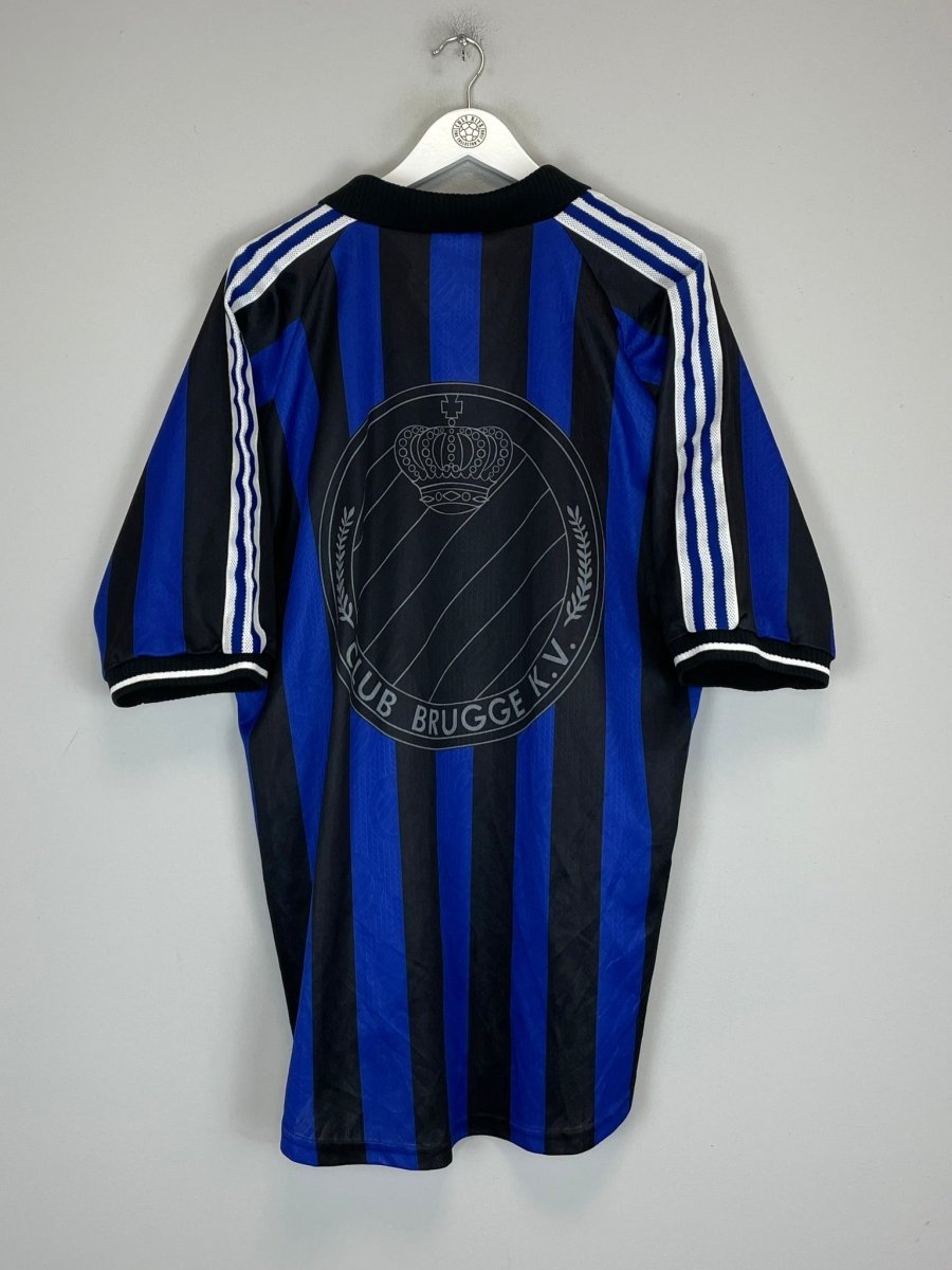 1997/98 CLUB BRUGGE HOME SHIRT (XL) ADIDAS - Cult Kits - XL - Buy Vintage Football Shirts, Authentic Retro Football Shirts For Sale, Classic Football Shirts & Soccer Jersey