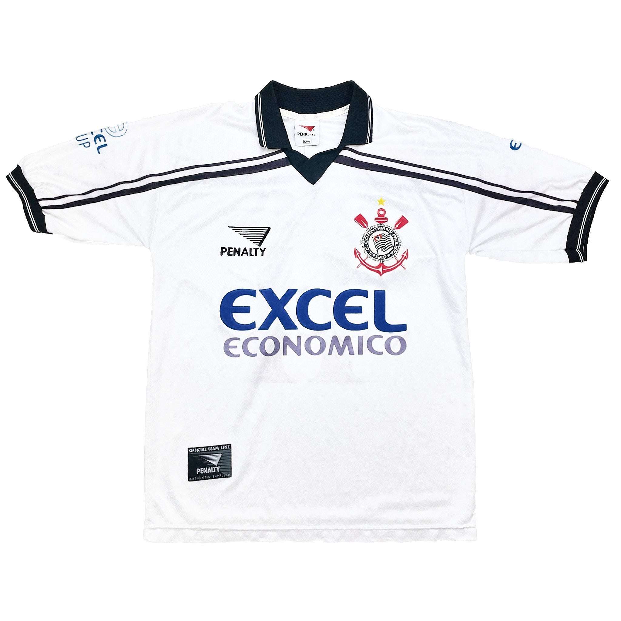 1997 98 Corinthians #11 Home Shirt Penalty