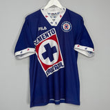 Shop 1997/98 CRUZ AZUL HOME SHIRT (M) FILA, classic football shirts, vintage football shirts & retro soccer jerseys at Cult Kits