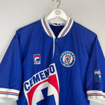 1997/98 CRUZ AZUL HOME SHIRT (XL) FILA - Cult Kits - XL - Buy Vintage Football Shirts, Authentic Retro Football Shirts For Sale, Classic Football Shirts & Soccer Jersey