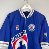 1997/98 CRUZ AZUL HOME SHIRT (XL) FILA - Cult Kits - XL - Buy Vintage Football Shirts, Authentic Retro Football Shirts For Sale, Classic Football Shirts & Soccer Jersey