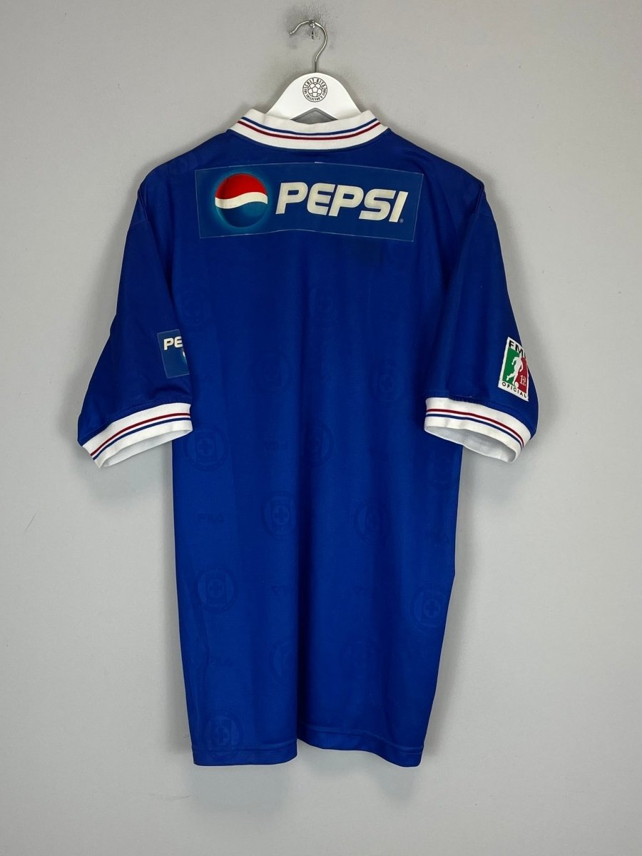 1997/98 CRUZ AZUL HOME SHIRT (XL) FILA - Cult Kits - XL - Buy Vintage Football Shirts, Authentic Retro Football Shirts For Sale, Classic Football Shirts & Soccer Jersey