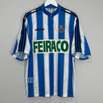 Shop 1997/98 DEPORTIVO LA CORUNA HOME SHIRT (XL) ADIDAS, classic football shirts, vintage football shirts & retro soccer jerseys at Cult Kits