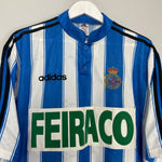 Shop 1997/98 DEPORTIVO LA CORUNA HOME SHIRT (XL) ADIDAS, classic football shirts, vintage football shirts & retro soccer jerseys at Cult Kits