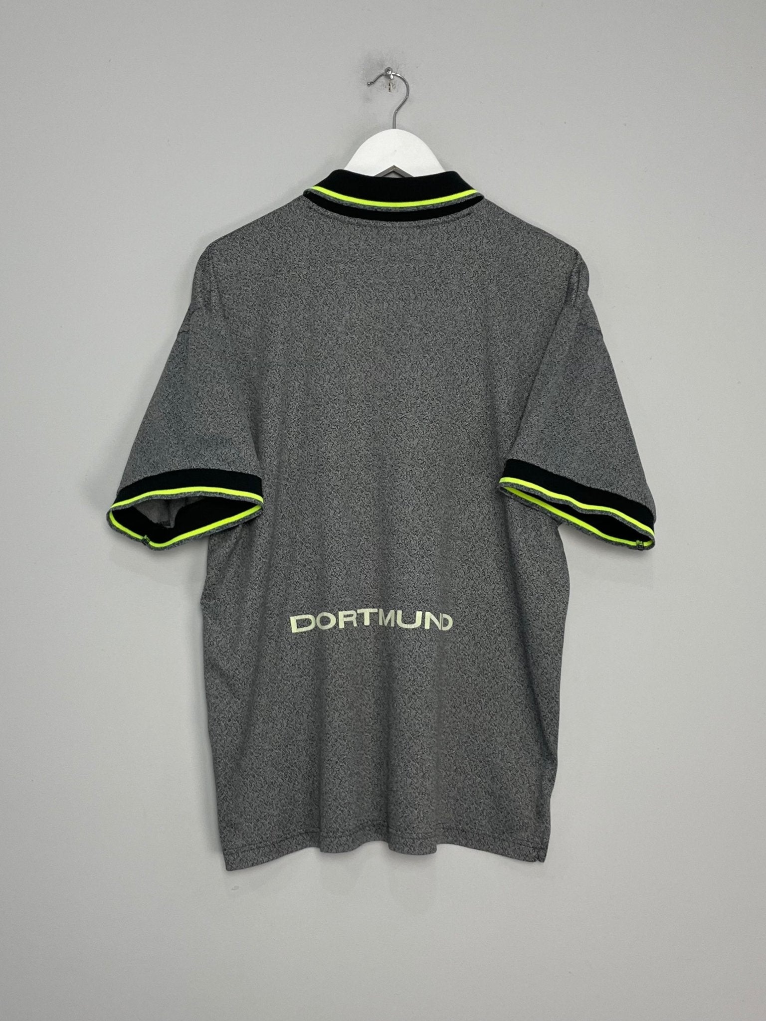 Shop 1997/98 DORTMUND AWAY SHIRT (L) NIKE, classic football shirts, vintage football shirts & retro soccer jerseys at Cult Kits