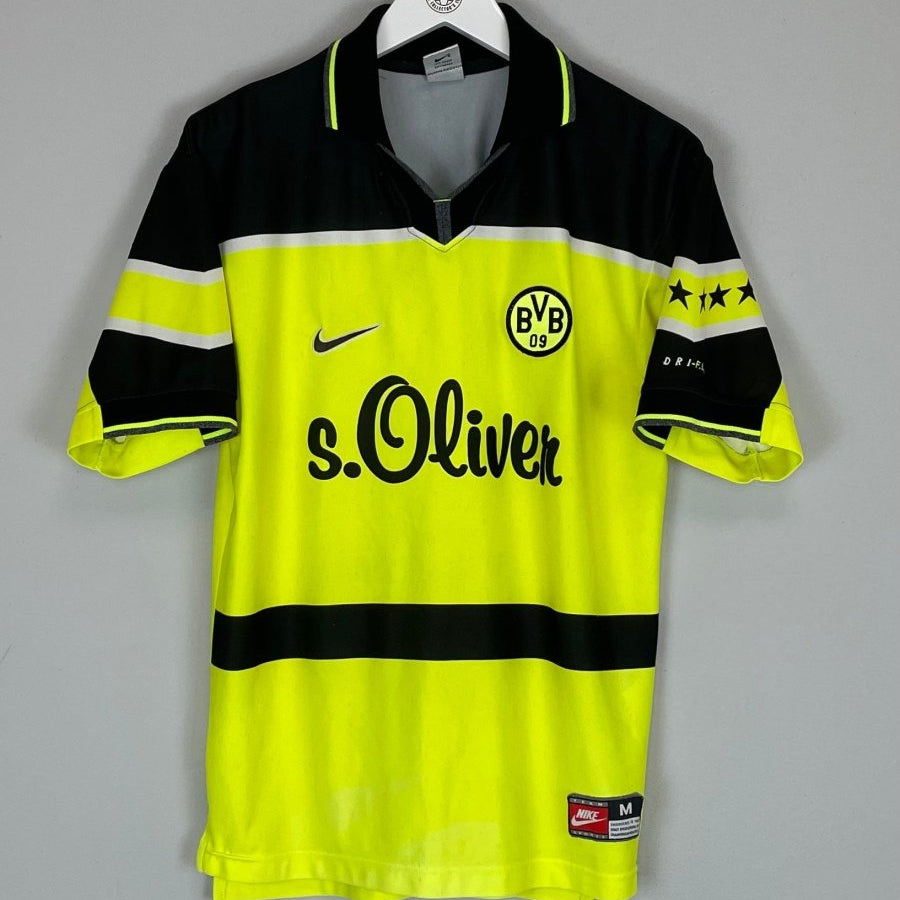 1997/98 DORTMUND HOME SHIRT (M) NIKE - Cult Kits - Medium - Buy Vintage Football Shirts, Authentic Retro Football Shirts For Sale, Classic Football Shirts & Soccer Jersey