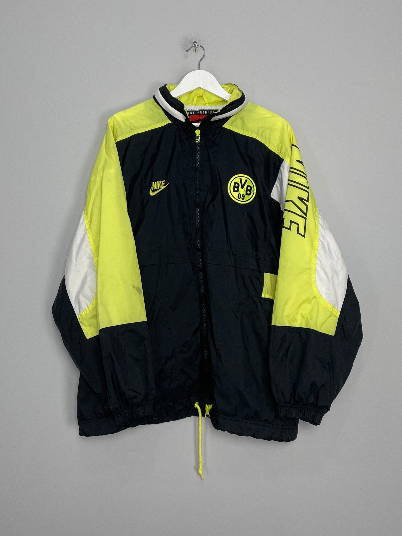 Shop 1997/98 DORTMUND TRACK JACKET (XXL) NIKE, classic football shirts, vintage football shirts & retro soccer jerseys at Cult Kits