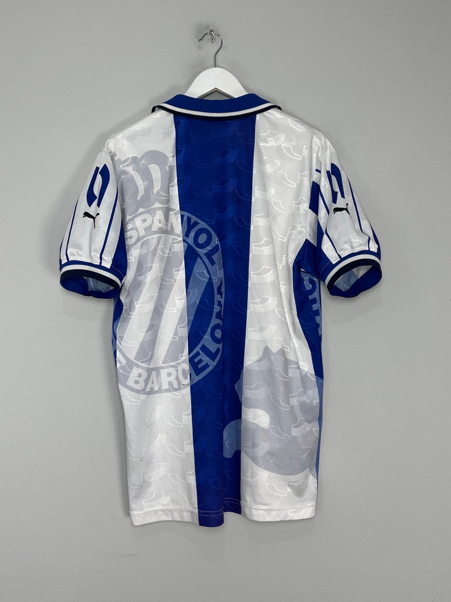 Shop 1997/98 ESPANYOL HOME SHIRT (M) PUMA, classic football shirts, vintage football shirts & retro soccer jerseys at Cult Kits
