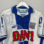 Shop 1997/98 ESPANYOL HOME SHIRT (M) PUMA, classic football shirts, vintage football shirts & retro soccer jerseys at Cult Kits