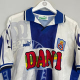 1997/98 ESPANYOL HOME SHIRT (XL) PUMA - Cult Kits - XL - Buy Vintage Football Shirts, Authentic Retro Football Shirts For Sale, Classic Football Shirts & Soccer Jersey