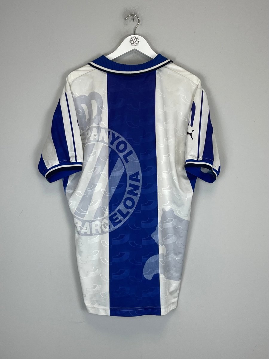 1997/98 ESPANYOL HOME SHIRT (XL) PUMA - Cult Kits - XL - Buy Vintage Football Shirts, Authentic Retro Football Shirts For Sale, Classic Football Shirts & Soccer Jersey