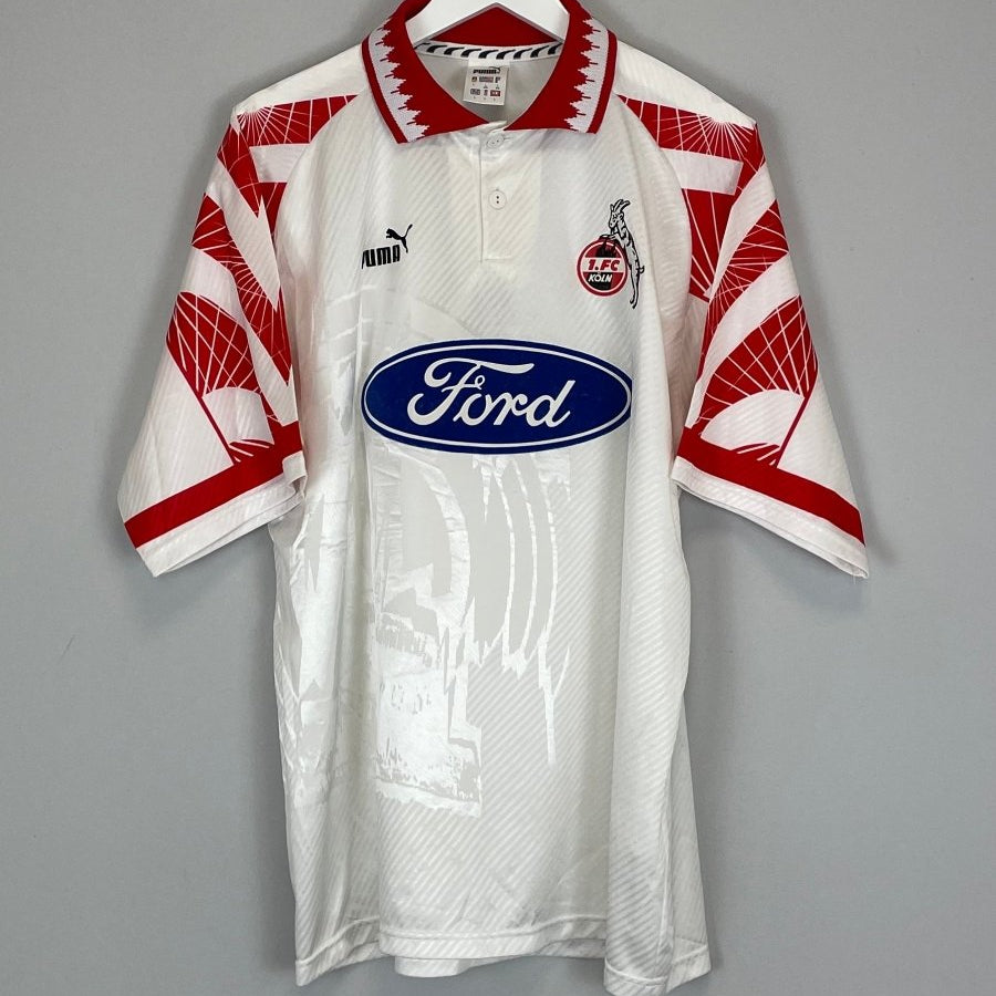 1997/98 FC KOLN HOME SHIRT (L) PUMA - Cult Kits - Large - Buy Vintage Football Shirts, Authentic Retro Football Shirts For Sale, Classic Football Shirts & Soccer Jersey