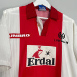 Shop 1997/98 FC MAINZ HOME SHIRT (L) UMBRO, classic football shirts, vintage football shirts & retro soccer jerseys at Cult Kits