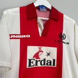 Shop 1997/98 FC MAINZ HOME SHIRT (L) UMBRO, classic football shirts, vintage football shirts & retro soccer jerseys at Cult Kits
