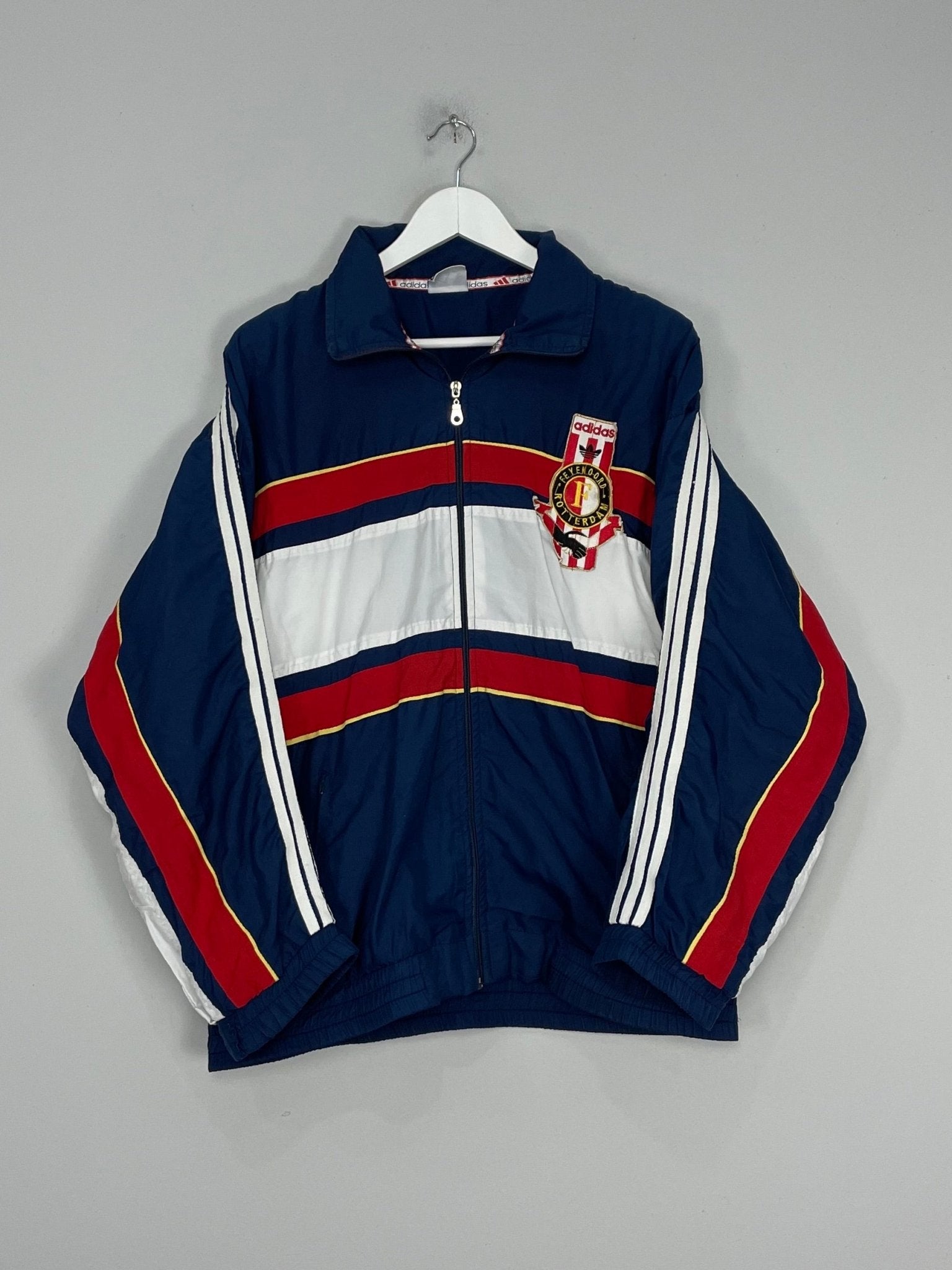 Shop 1997/98 FEYENOORD ANTI-RACISM TRACK JACKET (M) ADIDAS, classic football shirts, vintage football shirts & retro soccer jerseys at Cult Kits