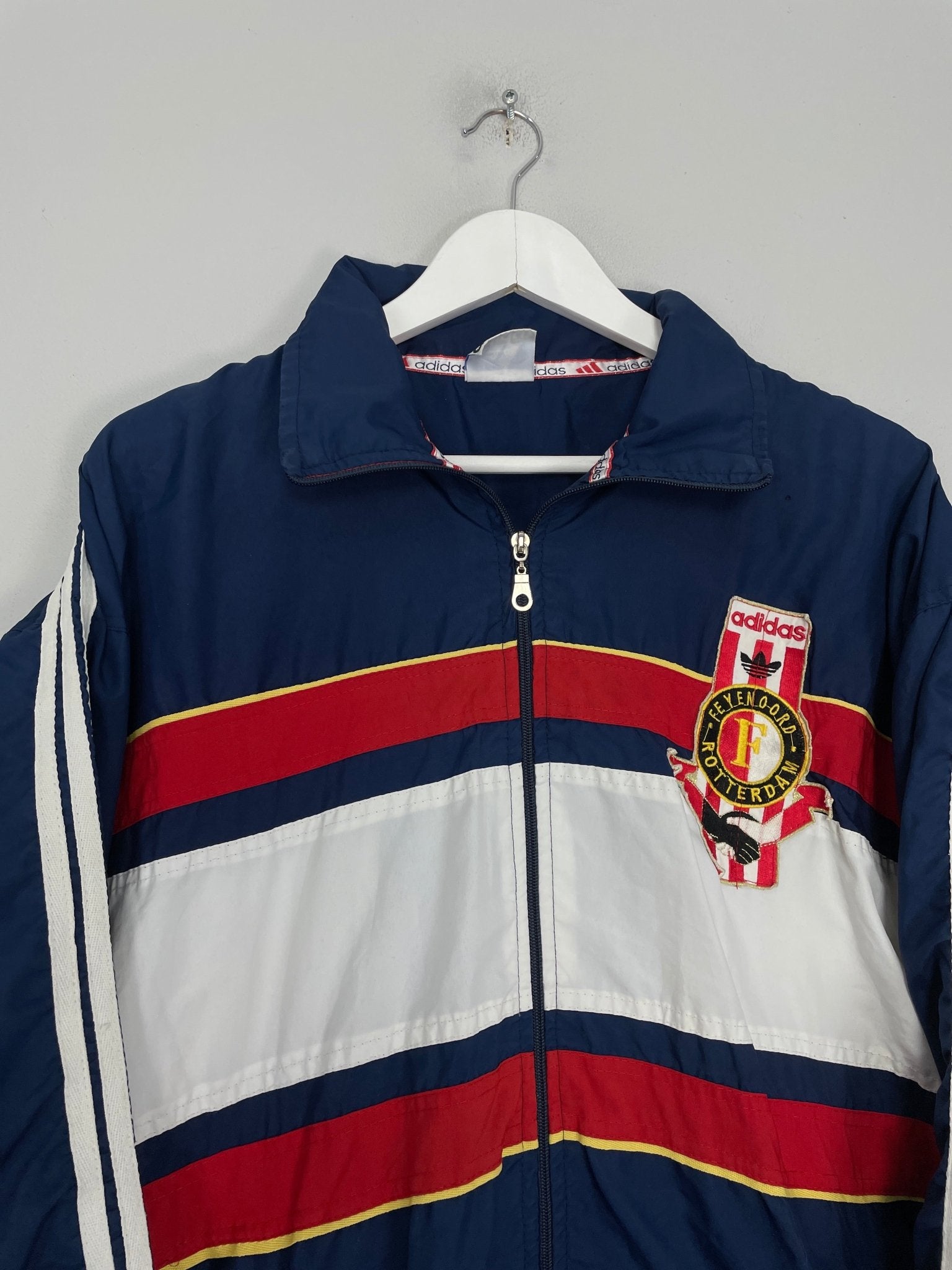 Shop 1997/98 FEYENOORD ANTI-RACISM TRACK JACKET (M) ADIDAS, classic football shirts, vintage football shirts & retro soccer jerseys at Cult Kits