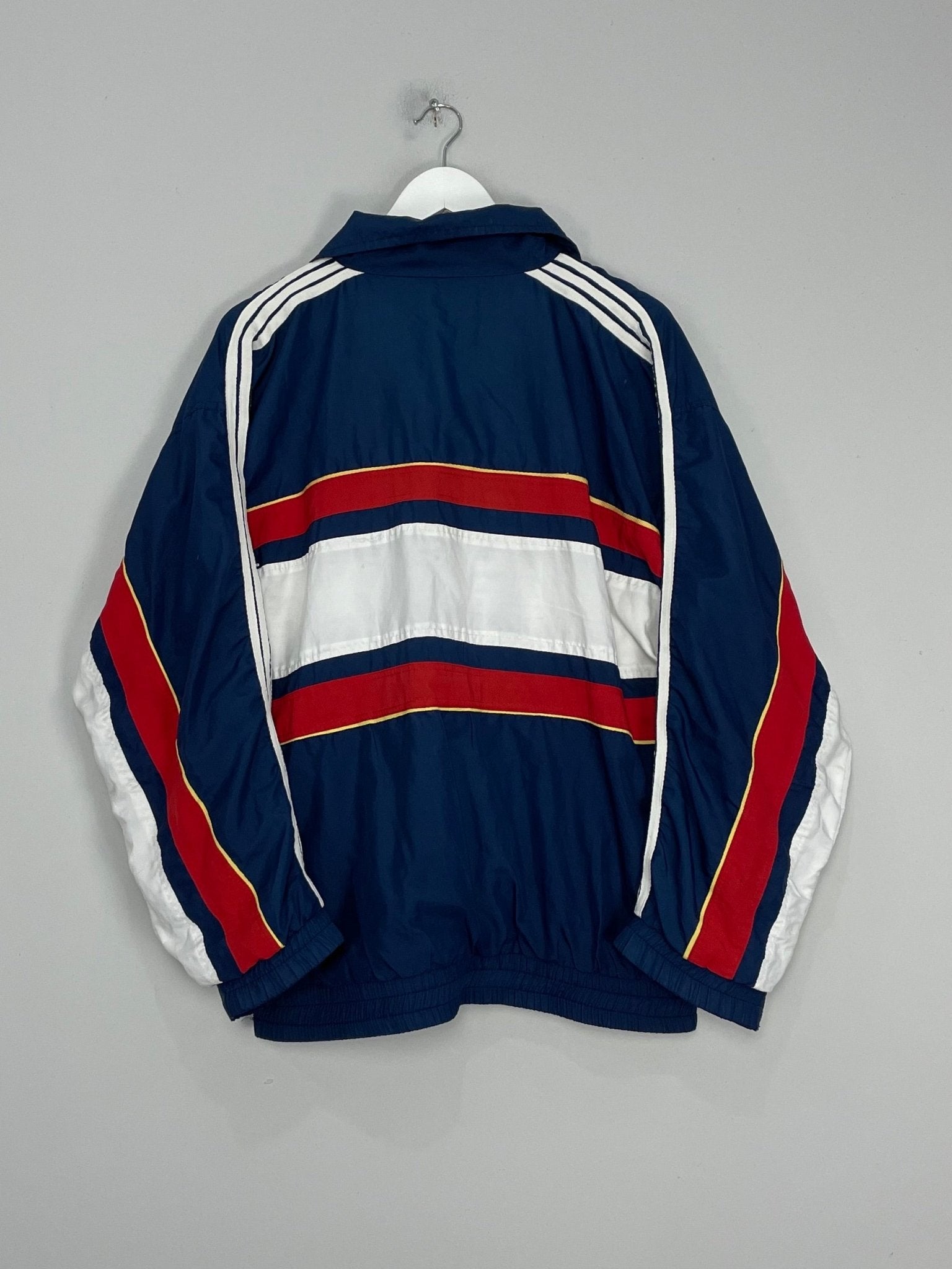 Shop 1997/98 FEYENOORD ANTI-RACISM TRACK JACKET (M) ADIDAS, classic football shirts, vintage football shirts & retro soccer jerseys at Cult Kits