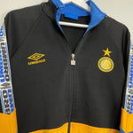 Shop 1997/98 INTER MILAN TRACK JACKET (XL) UMBRO, classic football shirts, vintage football shirts & retro soccer jerseys at Cult Kits