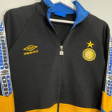 Shop 1997/98 INTER MILAN TRACK JACKET (XL) UMBRO, classic football shirts, vintage football shirts & retro soccer jerseys at Cult Kits