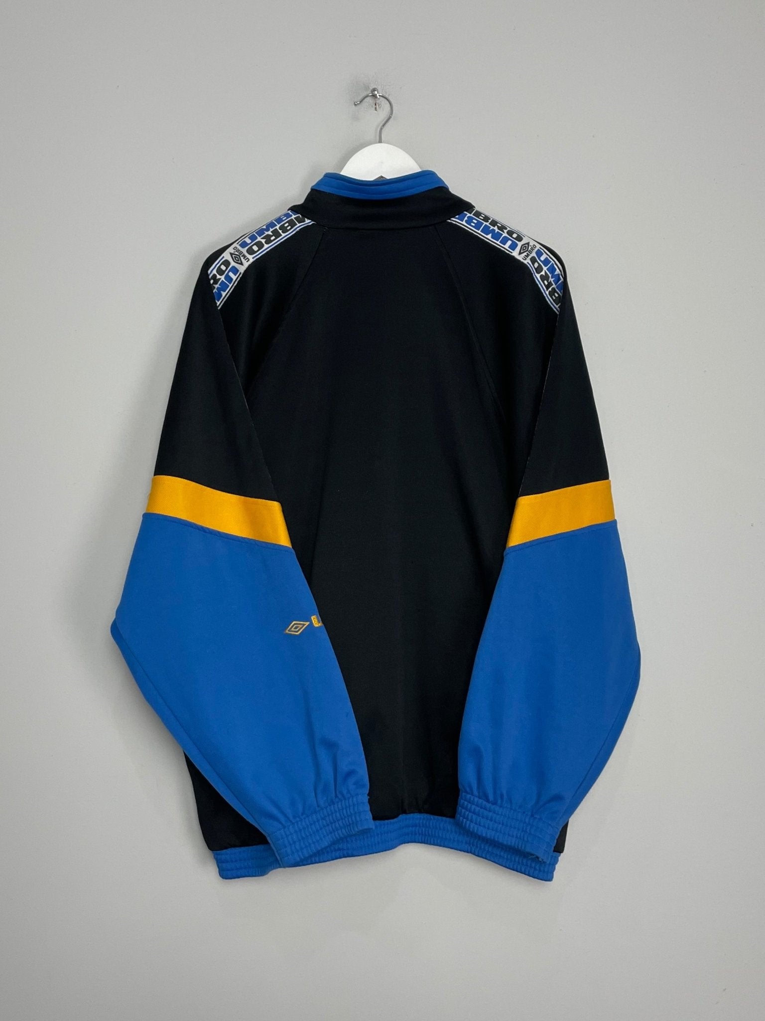 Shop 1997/98 INTER MILAN TRACK JACKET (XL) UMBRO, classic football shirts, vintage football shirts & retro soccer jerseys at Cult Kits