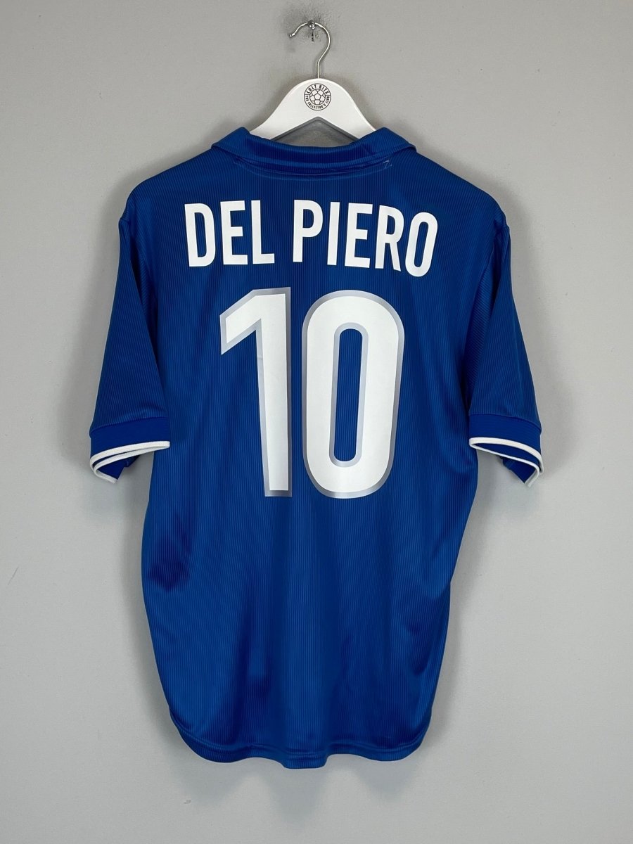 1997/98 ITALY DEL PIERO 10 HOME SHIRT (M) NIKE - Cult Kits - Medium - Buy Vintage Football Shirts, Authentic Retro Football Shirts For Sale, Classic Football Shirts & Soccer Jersey