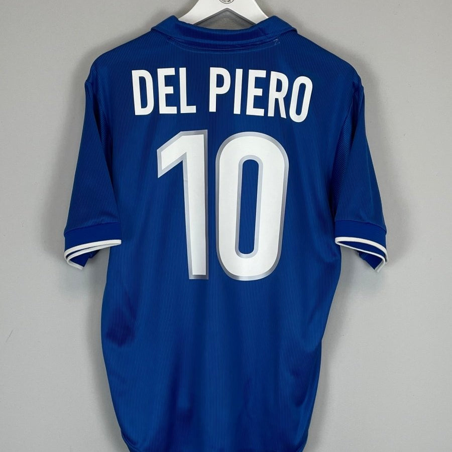1997/98 ITALY DEL PIERO 10 HOME SHIRT (M) NIKE - Cult Kits - Medium - Buy Vintage Football Shirts, Authentic Retro Football Shirts For Sale, Classic Football Shirts & Soccer Jersey