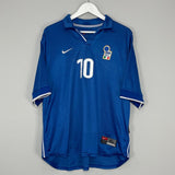 Shop 1997/98 ITALY DEL PIERO #10 HOME SHIRT (XL) NIKE, classic football shirts, vintage football shirts & retro soccer jerseys at Cult Kits