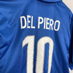Shop 1997/98 ITALY DEL PIERO #10 HOME SHIRT (XL) NIKE, classic football shirts, vintage football shirts & retro soccer jerseys at Cult Kits