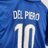 Shop 1997/98 ITALY DEL PIERO #10 HOME SHIRT (XL) NIKE, classic football shirts, vintage football shirts & retro soccer jerseys at Cult Kits