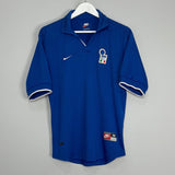 Shop 1997/98 ITALY HOME SHIRT (M) NIKE, classic football shirts, vintage football shirts & retro soccer jerseys at Cult Kits