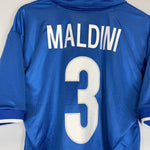 1997/98 ITALY MALDINI 3 HOME SHIRT (L) NIKE - Cult Kits - Large - Buy Vintage Football Shirts, Authentic Retro Football Shirts For Sale, Classic Football Shirts & Soccer Jersey